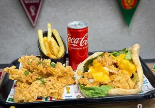 Menu 1 avec canette Coca Cola