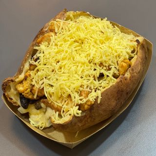 Patata Asada Poulet Champignon