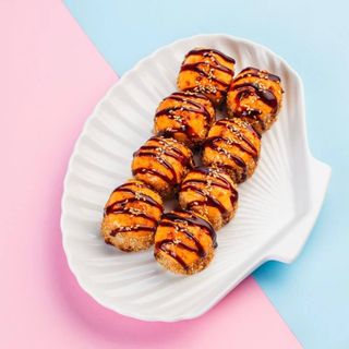 Запечений моно з креветкою