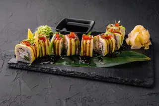 Green dragon roll