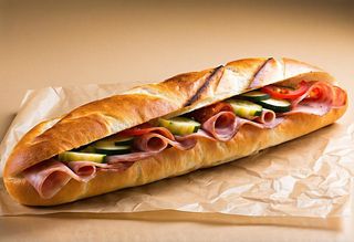 Panino con capocollo paesano e melanzane