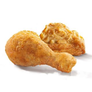 2 Pezzi di pollo con l'osso