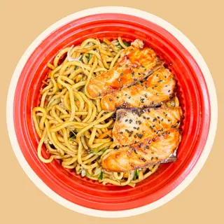 Spaghetti con salmone