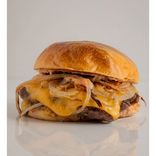 Fat fried onion burger.