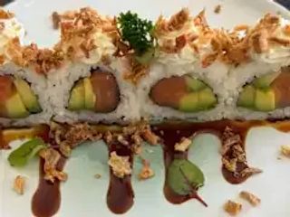 Uramaki crispy salmone