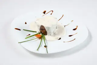 Muschi de vita cu gorgonzola