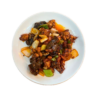 курица с черными грибами (350 гр.)