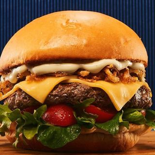 Hamburguesa mixta de pollo y ternera 