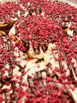 Cynamonka nutella z maliną