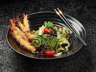 Салат з креветками катаїфі (240г)