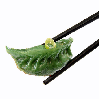 Jiaozi A La Plancha De Shiitake Y Bok Choy Verde (6 Pza.)