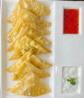 Wan Tun Frito Con Pollo (6 Uds.)