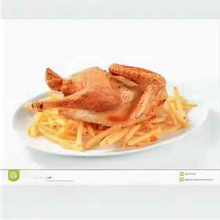 Pollo (1/2) con patatas