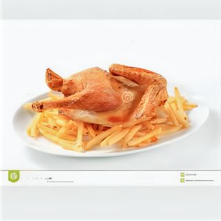 Pollo (1/2) con patatas