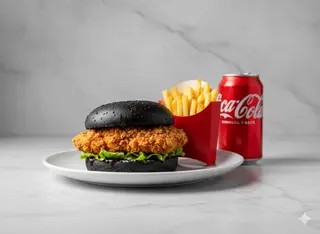 Menú Black Burger