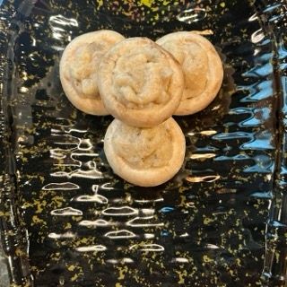 Funghi con pasta di gamberi