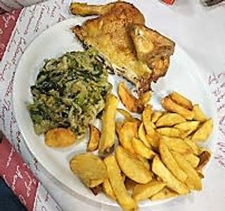 1/2 Pollo con patate