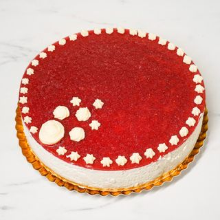 Tarta De Queso Y Fresa Sin Azúcar