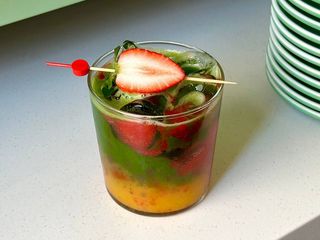 Матча - полуниця