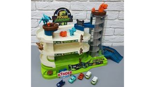 Паркинг трек Динозавры с машинками в комплекте