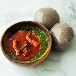 Black Amala & Soup