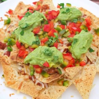 Nachos Con Guacamole