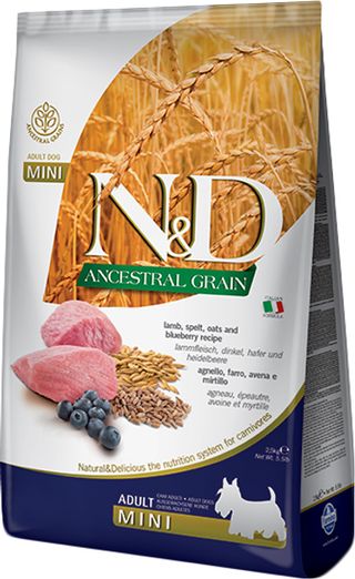 N&D Low Grain LAMB & BLUEBERRY ADULT MINI 800 gr 
