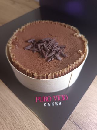 Tarta De Queso Y Chocolate Negro Belga