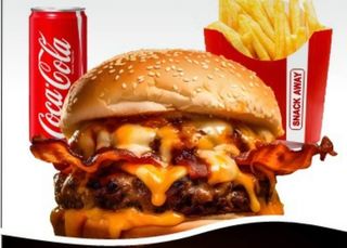 MENU Double country burger