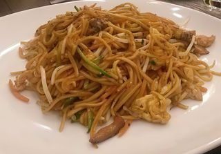 38 Spaghetti di soia con carne piccante