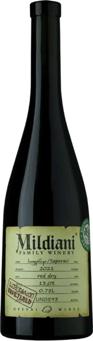 Saperavi unfiltered -0.75  (Mildian)