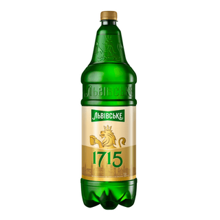 Пиво Львівське 1715 світле (1,8л)