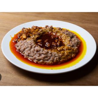 White beans & ewa agoyin sauce