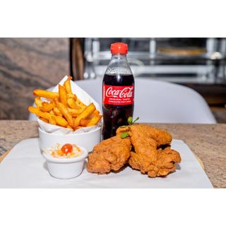 3pc Crispy Chicken with Fries, Coleslaw and a FREE Soda