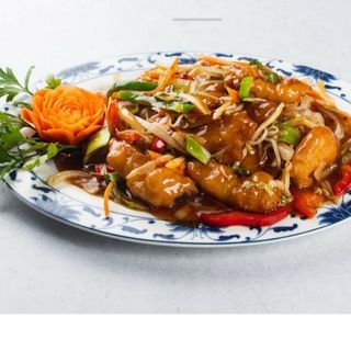 Krewetki koktajlowe w sosie curry 500g