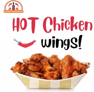 Menu Hot Chicken Wings 