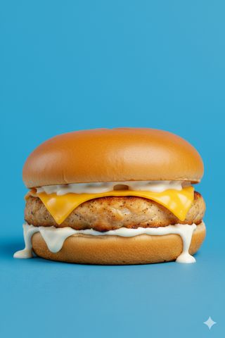 Kids chicken burger