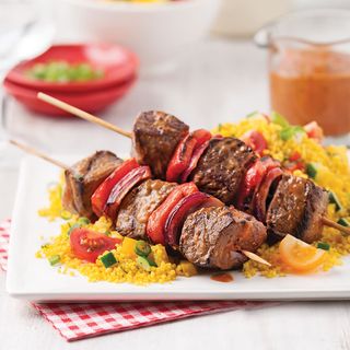 Plat Brochette De Bœuf