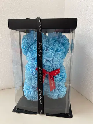 Urs albastru 25cm