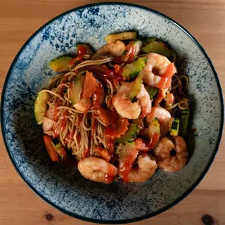 Wok De Langostinos
