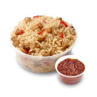 Rice & Beans with sauce