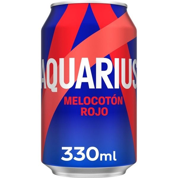 Aquarius Melocotón Rojo lata 330ml.