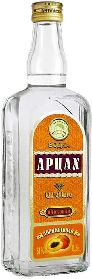 Օղի Արցախ  բուշ ծիրան 0.5լ, , հատ