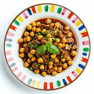 Lamb chickpeas chana
