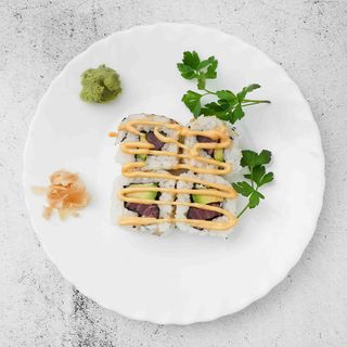 Uramaki California de Atún Picante (8 uds.)