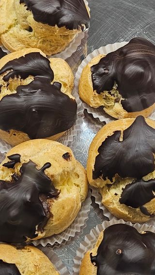 Bignè al cioccolato