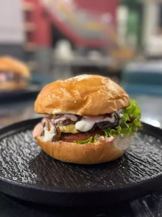 Бургер грибной 