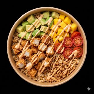356 Poke chicken spicy