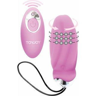 Huevo Rotador Vibrador Perlas Estimuladoras 2 Ritmos Control Remoto