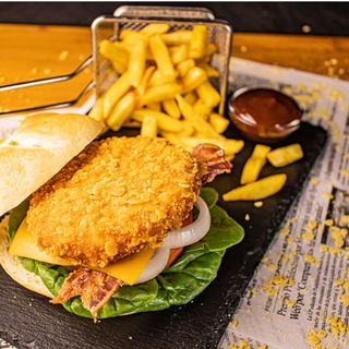 Hamburguesa Crispy de Pollo